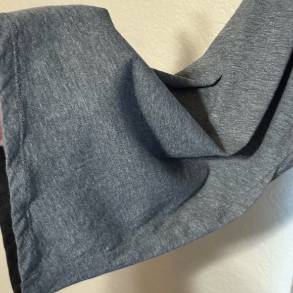 Like New The Frankie Shop Rio Oversized Sleeve Tee in Dark Grey Melange - Picture 14 of 15